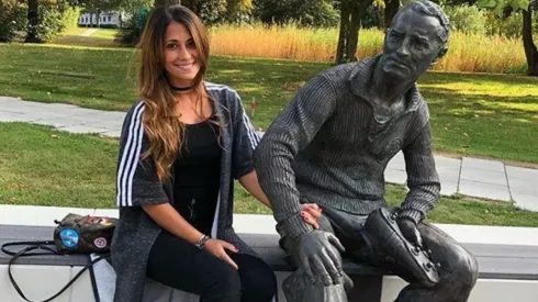 Foto de Antonella Roccuzzo, la pareja de Messi.
