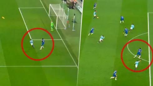 Mina rechazó mal y habilitó al City.