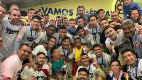 ¡No paran! América Campeón desató la fiesta en el vestidor y en las redes sociales