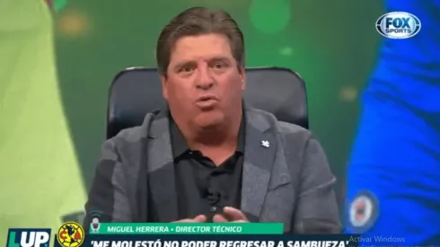 Foto de Miguel Herrera, entrenador de América.
