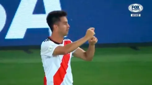 Pity Martínez explicó por qué festejó así su último gol en River