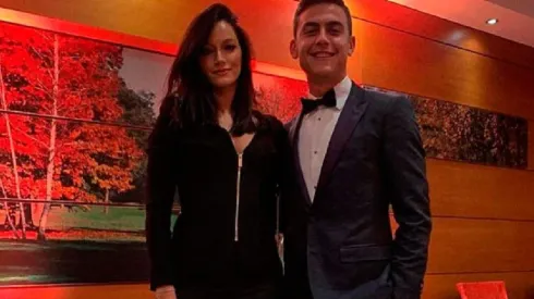 Oriana y Dybala en la fiesta de fin de año de la Juventus.
