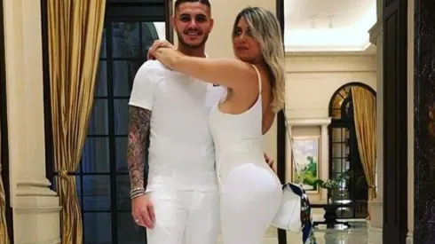 Foto de Wanda Nara junto a Mauro Icardi.
