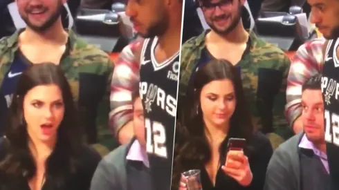 Video viral: ¿qué le miró esta fanática de los Spurs a Aldridge?