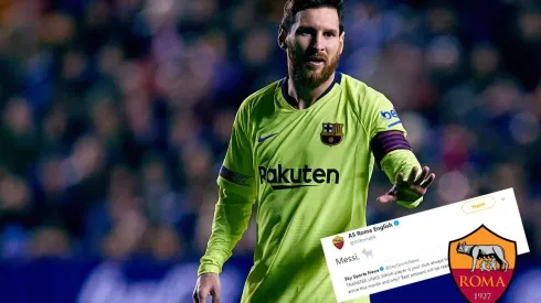 El guiño de la Roma a Messi del que habla todo Twitter