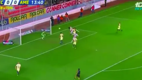 El Necaxa está dando el golpe.