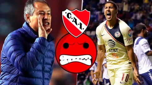 En el América se enojaron con las declaraciones del entrenador de Independiente sobre Cecilio