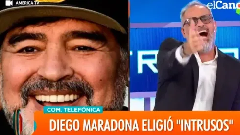 Maradona gastó a Rial.
