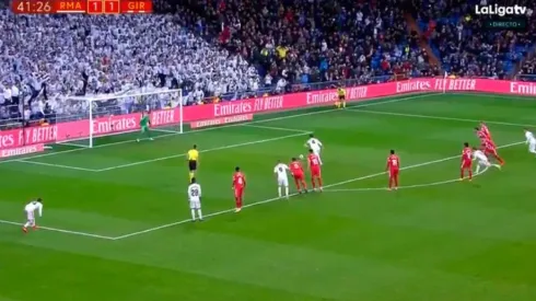 Ramos pateó el penal "a lo Ramos" y Real Madrid se lo dio vuelta al Girona