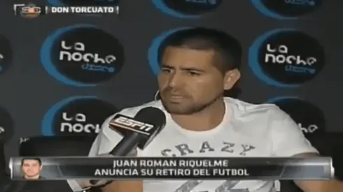 A cuatro años del día que Riquelme lloró y anunció que dejaba el fútbol