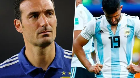 Scaloni y Agüero tuvieron un enfrentamiento en el Mundial de Rusia.
