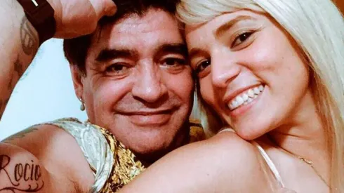 Nueva locura del 10: Maradona taparía el tatuaje que tiene de Rocío Oliva con una curiosa imagen