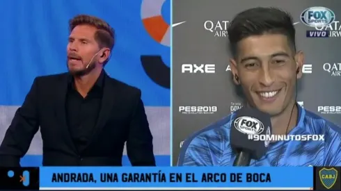 Esteban Andrada en Fox Sports.
