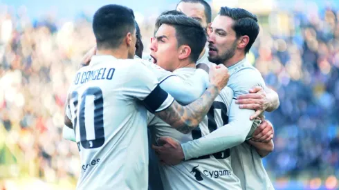 BOLOGNA, ITALY – FEBRUARY 23: Paulo Dybala of Juventus celebrates after scoring a goal during the Serie A match between Bologna FC and Juventus at Stadio Renato Dall
