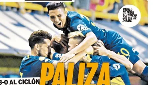 La tapa del Diario Olé que unió a los hinchas de Boca con los de San Lorenzo