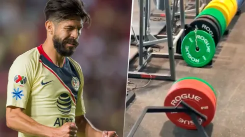 Encontramos a su némesis: Oribe Peralta le huye a las pesas en el gimnasio