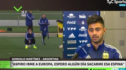 Pity Martínez contó qué le preguntó Messi en la Selección argentina