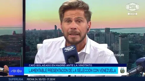 Sebastián Vignolo en Fox Sports Radio.
