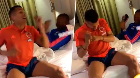 Murillo y Borja ya practican el nuevo baile de la Selección Colombia