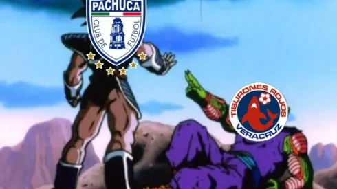 Los memes también son parte de la impactante goleada de Pachuca a Veracruz