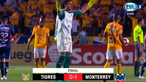 Terminó el partido y Guzmán, desde el campo de juego, le hizo un pedido a la afición de Tigres