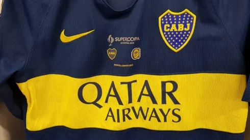 Foto de la camiseta de Boca.
