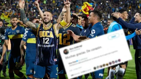 Los jugadores de Boca festejaron el título.
