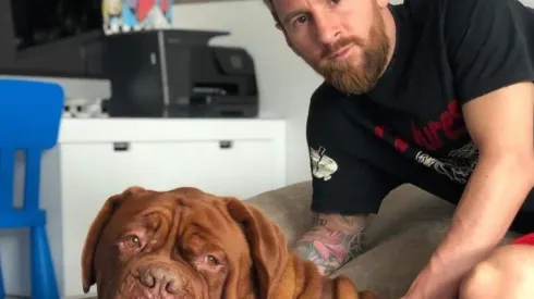 Es un león: Messi mostró en Instagram lo gigante que está su perro Hulk