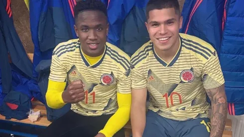 El 'Cucho' Hernández ya está concentrado con la Selección Colombia sub20