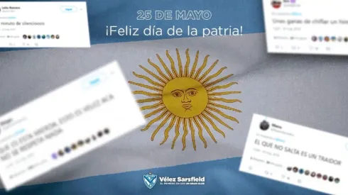 Vélez publicó un mensaje por el Día de la Patria ¡y sus propios hinchas lo trollearon!