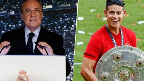 Florentino Pérez rompe el silencio y deja clara la situación de James Rodríguez