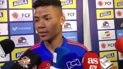 Wilmar Barrios, jugador de la Selección Colombia.
