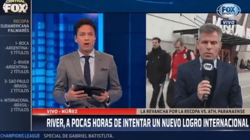 Todo listo: en FOX confirmaron el once de River para enfrentar a Atlético Paranaense