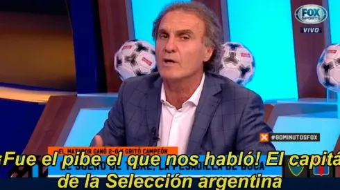 Ruggeri felicitó a Vignolo por la nota a Messi: "Dejaste que le hable a los argentinos"