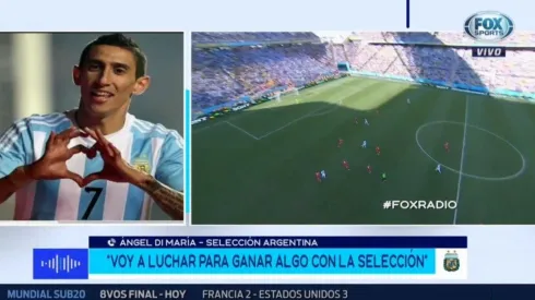 Ángel Di María sueña con la Copa América.
