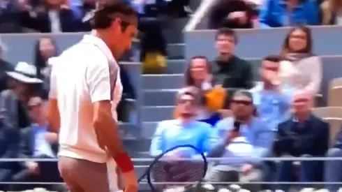 Foto de Roger Federer, jugador de tenis.
