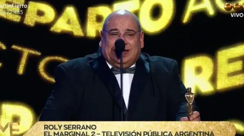 Roly Serrano ganó el premio a 'Mejor actor de reparto'.
