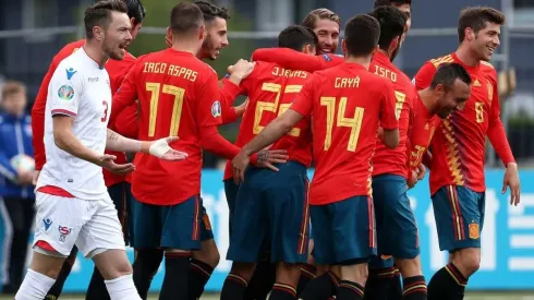 España vs Suecia por las Eliminatorias Eurocopa.
