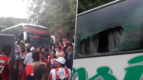 Ataques con piedras y estrelladas: así van las caravanas de hinchas a la final en Bogotá