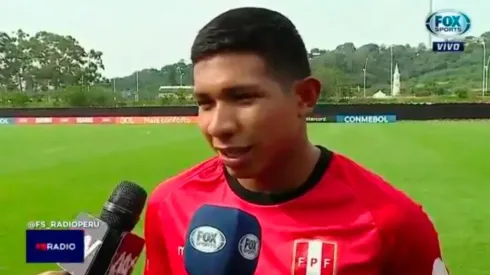 Edison Flores tuvo una molestia a principios de semana
