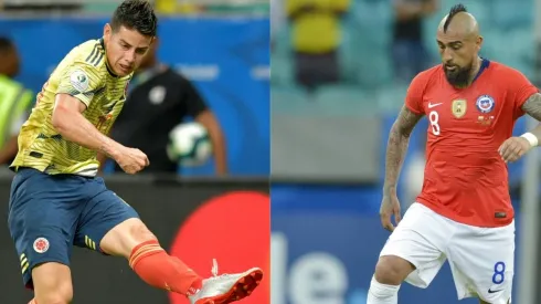 Vidal confirmó si hay o no apuesta con James para el partido Colombia-Chile