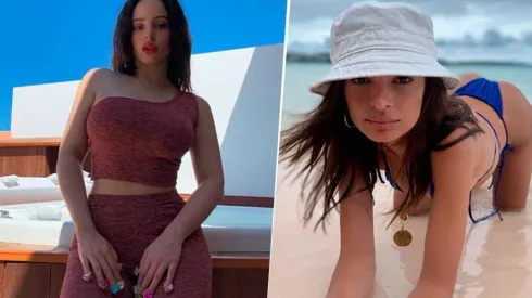 Rosalía posó de espalda y sin pantalones ¡y se llevó de regalo tres emojis de Emrata!