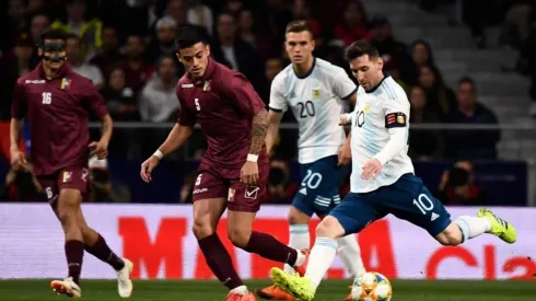 Argentina vs. Venezuela por la Copa América.
