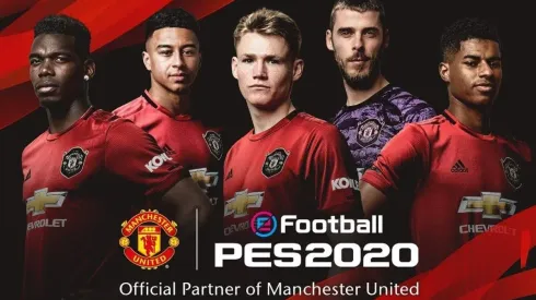 Manchester United estará licenciado en el PES 2020