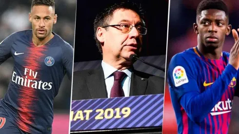 Bartomeu sabe que Neymar se quiere ir del PSG, pero advierte: "Sigo pensando que Dembelé es mejor"