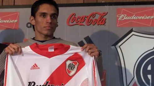 Virviescas en su presentación en River Plate.
