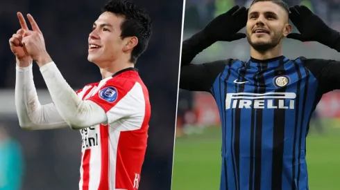 Hirving Lozano está por encima de Mauro Icardi para llegar al Nápoli