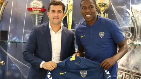 Hurtado, nuevo jugador de Boca.  (Foto: Boca oficial)
