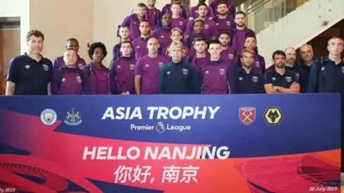 El West Ham realiza parte de la pretemporada en China. (Foto: sitio oficial West Ham)
