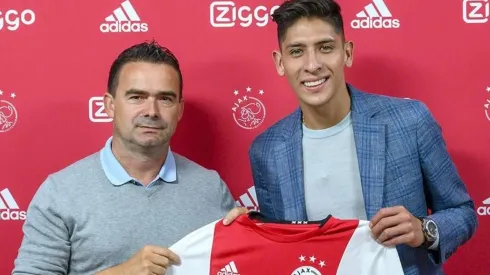 Edson Álvarez fue presentado como nuevo jugador del Ajax. (Foto: Twitter oficial de Ajax)
